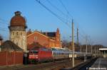 101 063-6 mit dem IC 142 von Berlin Ostbahnhof nach Schiphol (Airport) in Rathenow.