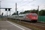 101 109-7  Cewe-Fotobuch  mit dem IC 145 von Schiphol (Airport) nach Berlin Ostbahnhof in Rathenow. 03.07.2012