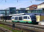 VBG 81920 richtung Hof bei der Ausfahrt in Regensburg Hbf, 8.4.2010