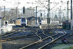 Bahnhof Remagen mit Gleisgeschlänge und BR 460 - 19.01.2019