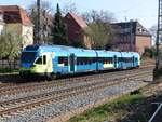 EuroBahn ET 8.08 abgestellt im Vorfeld des Bf.