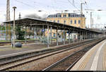 Einige alte Anlagen im Bahnhof Riesa haben bereits viele Jahrzehnte überdauert.