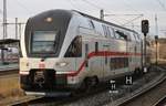 4110 616-8 erreicht am 10.01.2021 als IC2271 von Warnemünde nach Dresden Hauptbahnhof den Rostocker Hauptbahnhof.