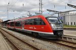 642 052-4 kam am 28.7.2016 als RB12 (RB13234) von Graal-Müritz nach Rostock Hauptbahnhof, nun geht es zur Abstellung ins BW.