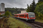 628 465 Anfang Oktober 2019 als RB72 nach Lebach-Jabach in Lebach