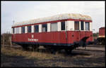 Rheostatwagen am 10.4.1994 in Salzwedel.