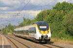 442 211 am 31.07.2019 auf Gleis 4 in Schwäbisch Hall-Hessental.