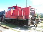 Nochmal die 362 853-4 im Schweriner Eisenbahnmuseum...