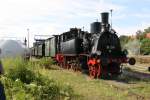 BR 91 134 zur Vorbereitung zur einer Sonderfahrt im Eisenbahn und Technikmuseum Schwerin am 12.07.2009