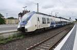 9442 866-1 fährt am 22.06.2021 als RE7 (RE32557)  Rhein-Münsterland-Express  von Schwerte (Ruhr) nach Krefeld Hauptbahnhof aus dem Startbahnhof aus.