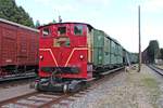 Am Abend des 19.08.2017 stand der AEV (Achertäler Eisenbahnverein) Breuer-Lokomotor abgestellt auf dem Museumsgelände der IG 3Seenbahn e.V.