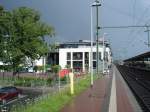 Regenbogen ber dem ICE-Bahnhof Siegburg/Bonn am 02.