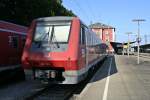 611 513 am Nachmittag des 21.08.13 abgestellt auf Gleis 6 des Bahnhofs Singen (Hohentwiel).