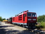 DB Museum 180 014-3 am 29.06.2019 beim Bahnhofsfest zum Thüringentag in Sömmerda.