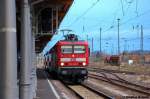 143 349-9 mit der RB29 (RB 27572) von Stendal nach Salzwedel in Stendal. 11.11.2012