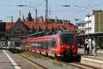 Foto mit Zug - das war scheinbar eine ganz besondere Fahrt für die Triebfahrzeugführerin - 442 821 | Stralsund Hbf | Juni 2023 | Verstärkerzug