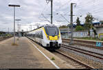 8442 803 und 8442 306 (Bombardier Talent 2) der Abellio Rail Baden-Württemberg GmbH als RB 19514 (RB17a) von Stuttgart Hbf nach Pforzheim Hbf bzw.