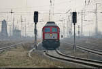 Rangieren mit der 232 908-4 in Teutschenthal    Die Rangierfahrten sind beendet.