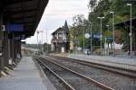 Sackbahnhof in Thale (Harz)- nix los !! 03.09.2009