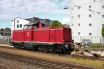 Vulkan Eifel Bahn V100 2091 am 28.04.18 in Trier Hbf 