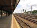 Bahnsteig 13 in Trier Hbf; 10.07.2012