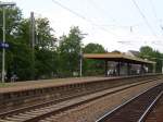 Der Bahnhof Trier Sd mit seinen beiden Gleisen 1 und 2 am 11.06.07.