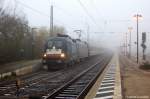 ES 64 U2 - 072 (182 572-8) MRCE Dispolok GmbH fr DB Fernverkehr AG mit dem IC 2083 von Hamburg-Altona nach Augsburg Hbf in Uelzen. Ab dem Augsburger Hbf wird daraus der IC 2085 und fhrt dann bis Oberstdorf weiter. 22.11.2011