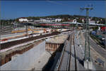 Am Nordkopf des Ulmer Hauptbahnhofes -    ...