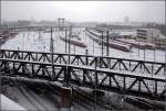 Eingeschneit -

Gleisanlagen am Nordkopf des Ulmer Hauptbahnhofes.

17.01.2016 (M)