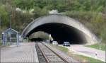 1991 wurde dieser Haltepunkt  Vaihingen WEG  am neuen DB-Bahnhof Vaihingen eröffnet.