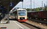 VT 236 der HzL nach Brunlingen in Villingen am 14 08.2011