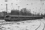 Ein IC1 (gezogen von 101 130-3) bei der Durchfahrt am Hauptbahnhof Wanne-Eickel.