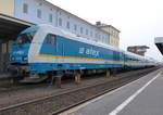 223 068 mit dem ALEX am 14.04.2019 im Bahnhof Weiden