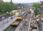 Der S-Bahnausbau geht nach dem strengen Winter nun zgig weiter.