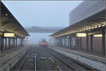 November-Nebel -    Hauptbahnhof Wilhelmshaven, 24.11.2012 (J)