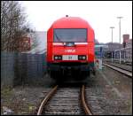 WLE 23 / Siemens ER20 im Portrait auf Bahnhof Wilhelmshaven.Bild wurde vom Bahnbergang gemacht.