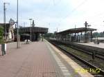 Witten Hbf,links befinden sich die Gleise 1 und 2,rechts 3 und 4.