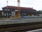 Bahnhofsgebude im Ortsteil Wolfen.