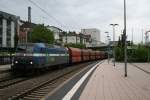 145 086-6 der NIAG mit einem Kohlezug am 22.05.13 bei der Durchfahrt in Worms Hbf Richtung Norden.