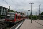 628 290 als Lr Richtung Mannheim am 22.05.13 bei der Druchfahrt durch Worms Hbf.