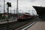 628 484 als RB nach Worms Hbf kurz nach der Ankunft im Zielbahnhof.