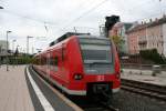 425 765-5 als RB44 nach Aglasterhausen am 22.05.13 bei der Ausfahrt aus Worms Hbf.