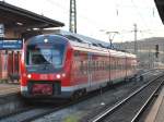 BR 440 (RB nach Schweinfurt Stadt) trifft im Wrzburger Hauptbahnhof ein.