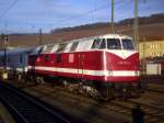 Am 03.12.2011, Diesellok 228 770-4 in Wrzburg Hbf.