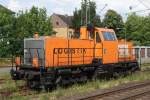 BR 262 der BBL-Logistik stand am 04.07.2009 in Wunstorf am Bahnhof abgesellt.