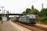 193 257 ELL/SBB Cargo International mit Winner in Wuppertal Sonnborn, am 14.07.2019.
