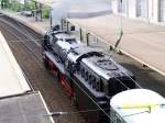 BR 41 mit einem Sonderzug zum Brckenfest in Wuppertal Hbf am 28.10.2007