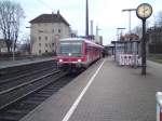 Betriebsalltag in Wuppertal 928 503 als RB 47 in Barmen, Haltepunkt und ehemaliger Bahnhof an der Bahnstrecke Elberfeld–Dortmund.