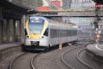 Eurobahn ET7.13 mit Ziel Venlo bei der Einfahrt in den Wuppertaler Hauptbahnhof am 02.04.2012.