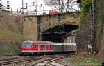 RB48 mit N-Wagen am 15.02.2014 in Wuppertal Steinbeck.